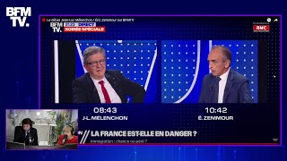 Revivez le débat entre Jean-Luc Mélenchon et Éric Zemmour sur Twitch