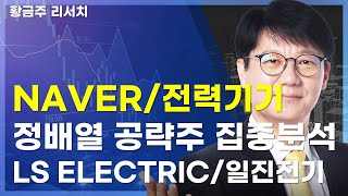 오늘[딱!이거] NAVER, LS ELECTRIC, LS에코에너지, 일진전기 집중분석 필수확인!