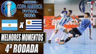 Argentina X Uruguai | 4ª Rodada | Copa América de Futsal 2024 (06/02/2024)