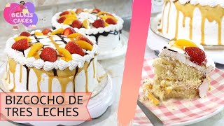 COMO HACER UN BIZCOCHO DE TRES LECHES