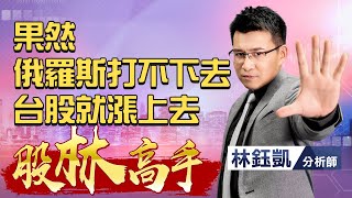 中視【股林高手】20220216 #林鈺凱：果然俄羅斯打不下去台股就漲上去 #中視 #中視新聞 #股林高手