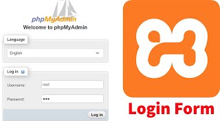 To enable the login form in phpMyAdmin, Show login screen, Set login enable for phpMyAdmin XAMPP