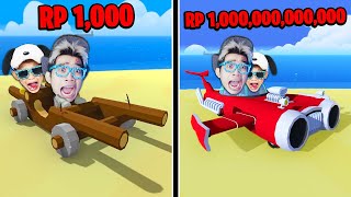 KITA NYOBAIN MOBIL 1,000 VS 1,000,000,000 MOBIL BISA DI AIR DAN TERBANG DI WOBBLY LIFE!!!