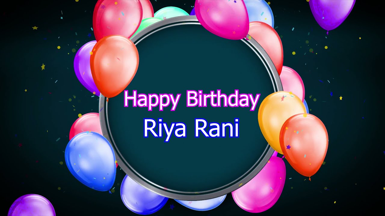 Happy Birthday Riya || Singer Kajol Kumari || Birthday Song For Ria ...