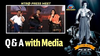 Q \u0026 A with Media | | NTR@ Press Meet | YVS Chowdary | NTV ENT