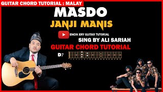 Masdo - Janji Manis ( Guitar Chord Tutorial )