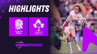 HIGHLIGHTS | ENGLAND V IRELAND | 2024 GUINNESS WOMEN’S SIX NATIONS RUGBY
