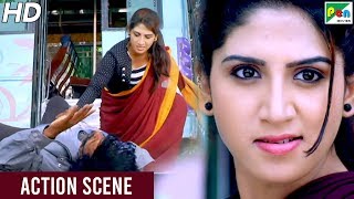 I.P.S Jhansi Fight Scene With Goons | Majaal (Jana Gana Mana) Hindi Dubbed Movie | Ayesha, Ravi Kale