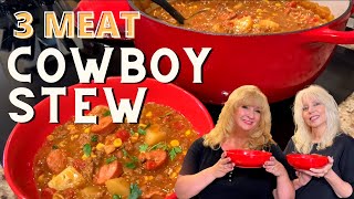 Cowboy Stew Recipe - 3 Meat Stew! | Shotgun Red Recipes