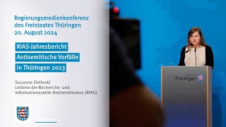 Regierungsmedienkonferenz am 20.08.2024