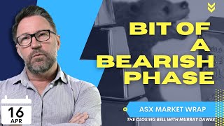 Bit of a Bearish Phase | The Closing Bell: ASX Market Wrap with Murray Dawes