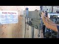 clausing 20″ variable speed drill press @ mullin machinery of nj