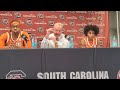 texas vic schaefer rori harmon and kyla oldacre press conference after loss to 2 south carolina