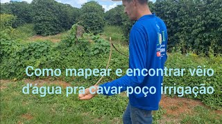 como procurar e mapear área pra cavar poço irrigação