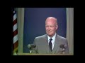 4k 60 fps color 1958 the oldest color video tape recording president dwight eisenhower.