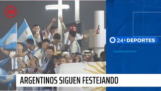 Argentina sigue festejando su tercera Copa del Mundo | 24 Horas TVN Chile