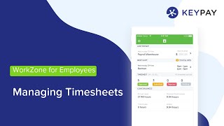 WorkZone for Employees - Managing Timesheets
