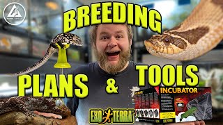 2021 REPTILE BREEDING PLANS \u0026 EQUIPMENT!!