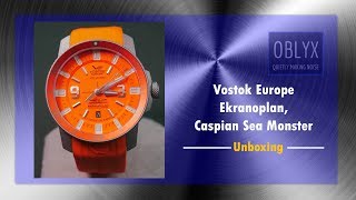 Vostok Europe Ekranoplan, Caspian Sea Monster UNBOXING