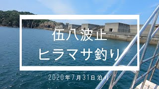 ヒラマサ釣り　伍八波止(2020年7月31日泊り）