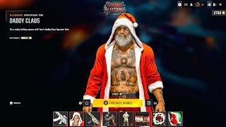 Seasons Bleeding Reactive Bundle Daddy Claus \u0026 Smoke 'EM Finishing Move Black Ops 6 \u0026 Warzone