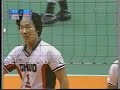 全日本インカレ2001 準決勝　筑波大 vs 中央大　第3セット