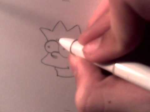 How To Draw Lisa Simpson - YouTube