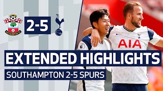 EXTENDED HIGHLIGHTS | SOUTHAMPTON 2-5 SPURS | Sonny and Kane link up FOUR times at St Mary's