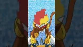 Ash' Infernape blaze ability 🥶 #pokemon #infernape