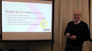 Elder Law 101 Series: Episode #1 -Estate and Incapacity Planning