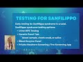 Testing Options for Sanfilippo syndrome