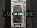 Iohone 8 plus back glass replacement with laser machine