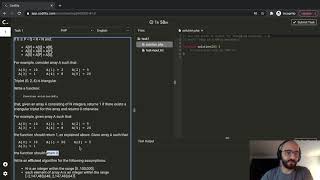 Codility Programmer Lessons - 06/Q4 (Triangle)
