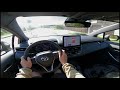 2023 toyota corolla 140 hp pov test drive @drivewave1