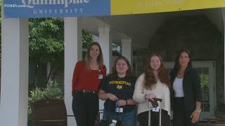 2 Quinnipiac University students move in with residents at Masonicare at Ashlar Village