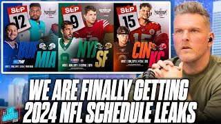 We Finally Got 2024 NFL Schedule Leaks & The Season Starts BIG | Pat McAfee Reac