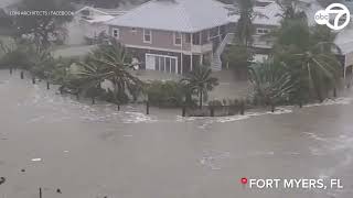 Fort Myers flooded by Ian's surge