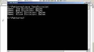 Executing the Iterator Design Pattern