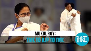 Watch: BJP leader Mukul Roy returns to TMC, welcomed by Mamata Banerjee