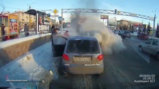 Crazy Russian Drivers - #202 FEBRUARY 2016 Car Crash Compilation