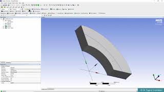 3D Cylindrical Thick Pressure Vessel Finite Element Analysis with ANSYS Workbench Mechanical