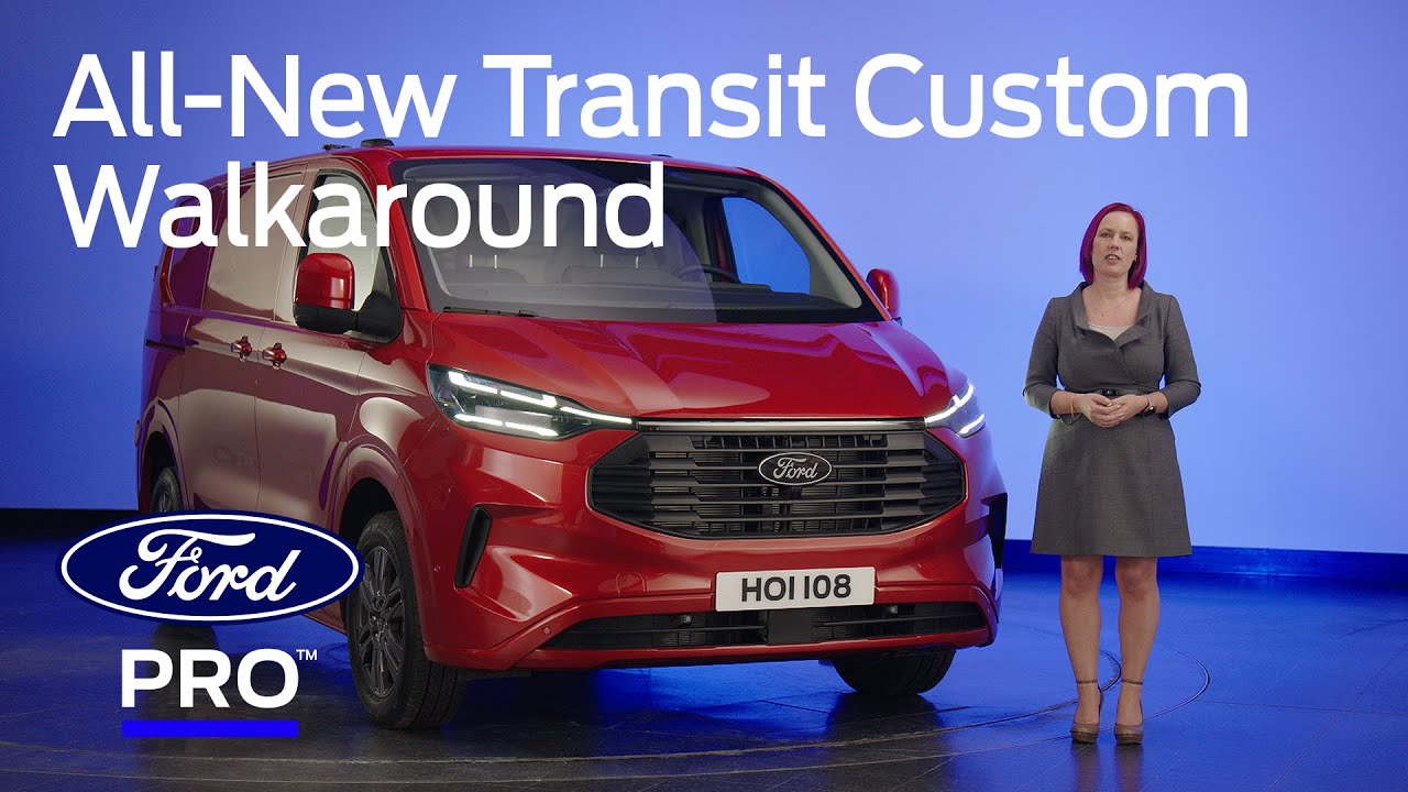 All-New Ford Transit Custom | 5-Step Walkaround | Ford News Europe ...