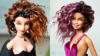 6 Amazing Barbie Hair Transformations 💇 DIY Doll Hairstyles 👸 Fresh Hacks for Your Barbie
