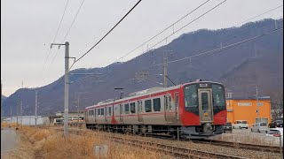 (画面揺れあり)金具田踏切13:53通過「しなの鉄道SR1系S301編成 ワンマン小諸行き」