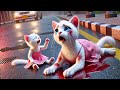 The Little Kitten was Sold into Circus🎪 Great dad cat!😿#cat #ai #catlover #catvideos #cutecat #aicat