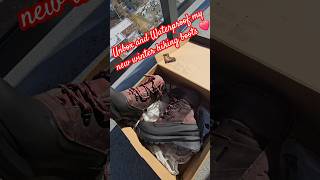 North Face Chilkat Boots Unboxing + Waterproofing Hack for Winter Hikes! #hiking #short #shorts