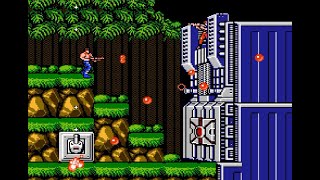 Contra - Nintendo (NES) - Detonado do inicio ao fim.