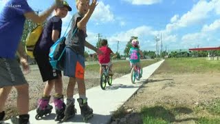 Sylvania first graders get sidewalk they asked city council