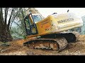 bikin jalan di kebun sawit // Komatsu PC 200