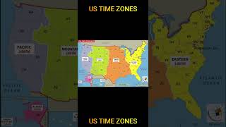 US TIME ZONES MAP, US Map with Time Zones